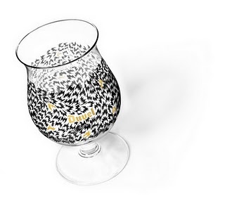 Collector Duvel Tulip Glass. Designs now done by featured artists