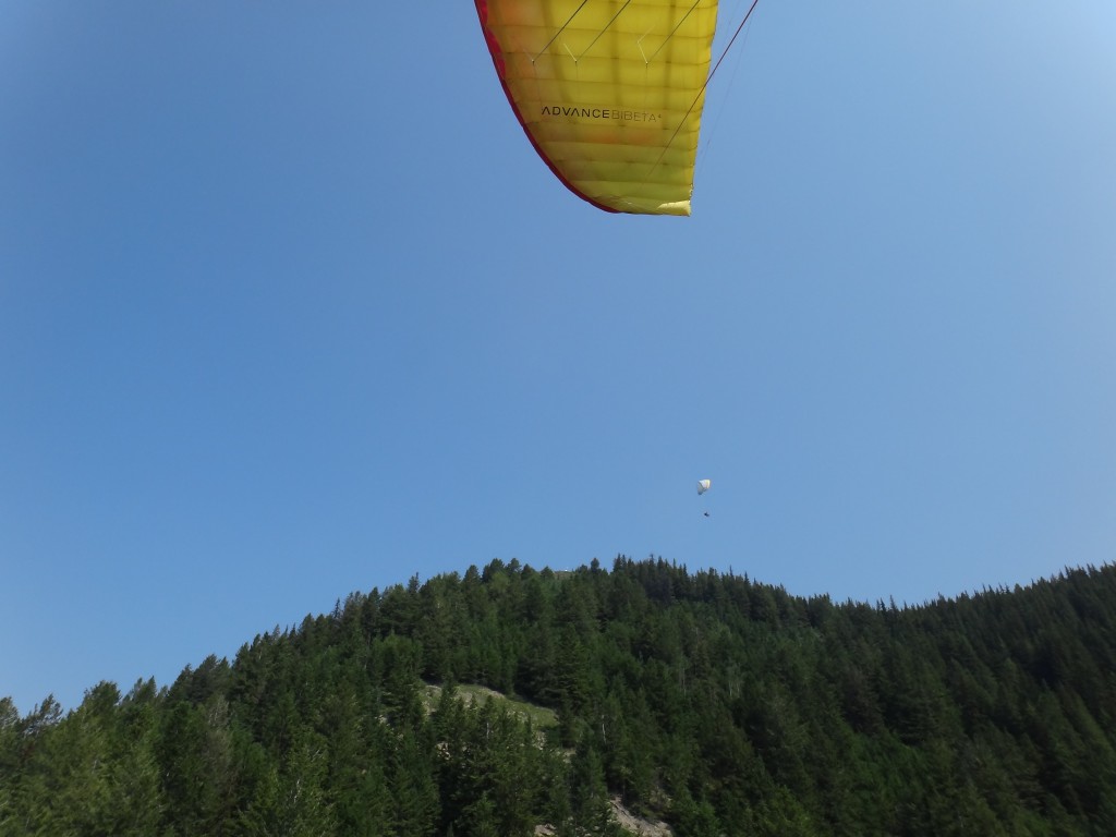 Paragliding in the Rockies