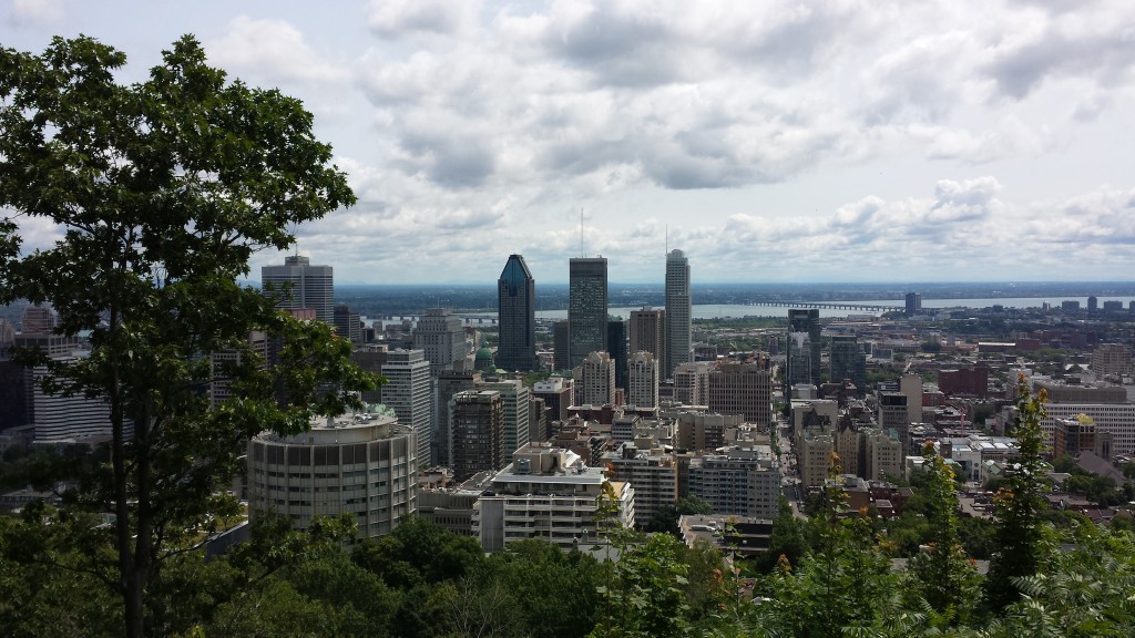 Montreal Skyline from Mount Royal