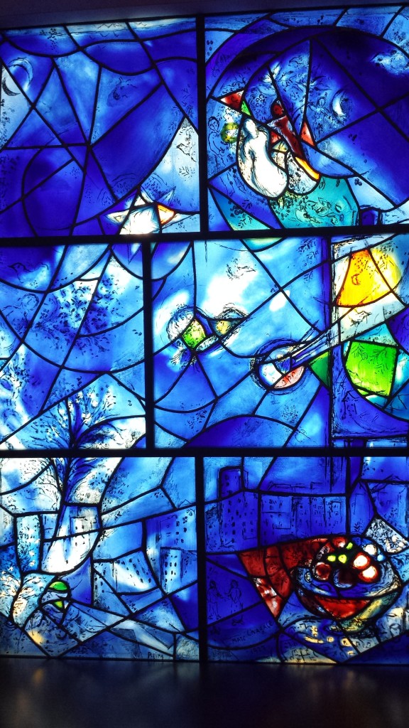 The beautiful America Windows by Chagall