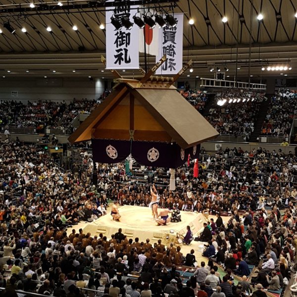 Sumo Wrestling in Osaka