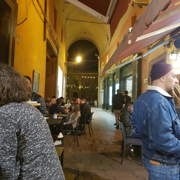 Tiny Alleys Filled with People and Food
