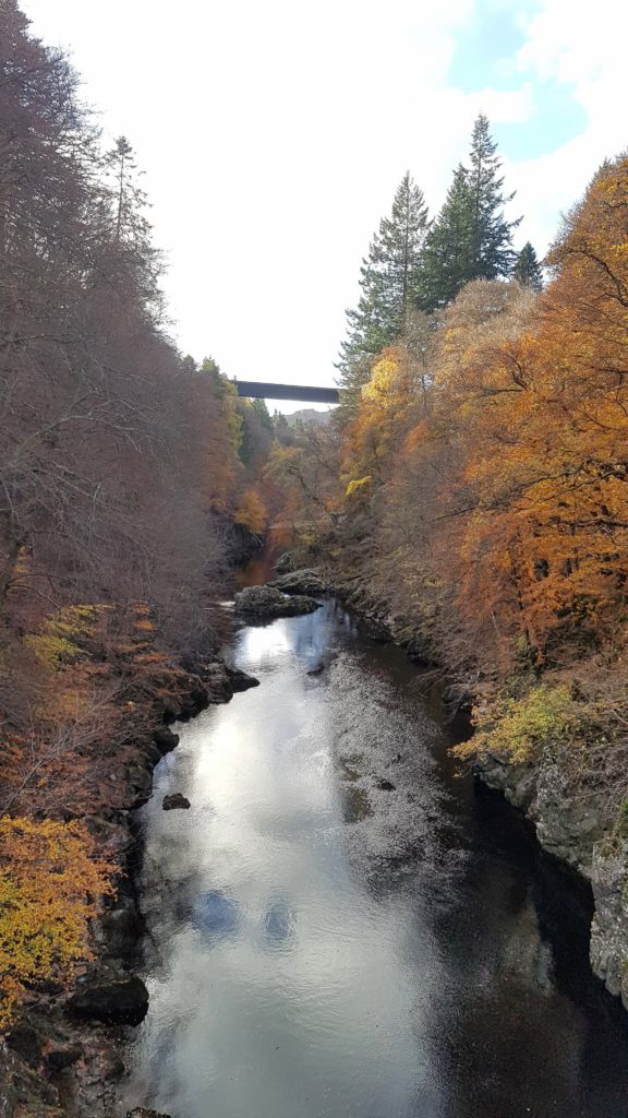 River and fall colours in Scotland